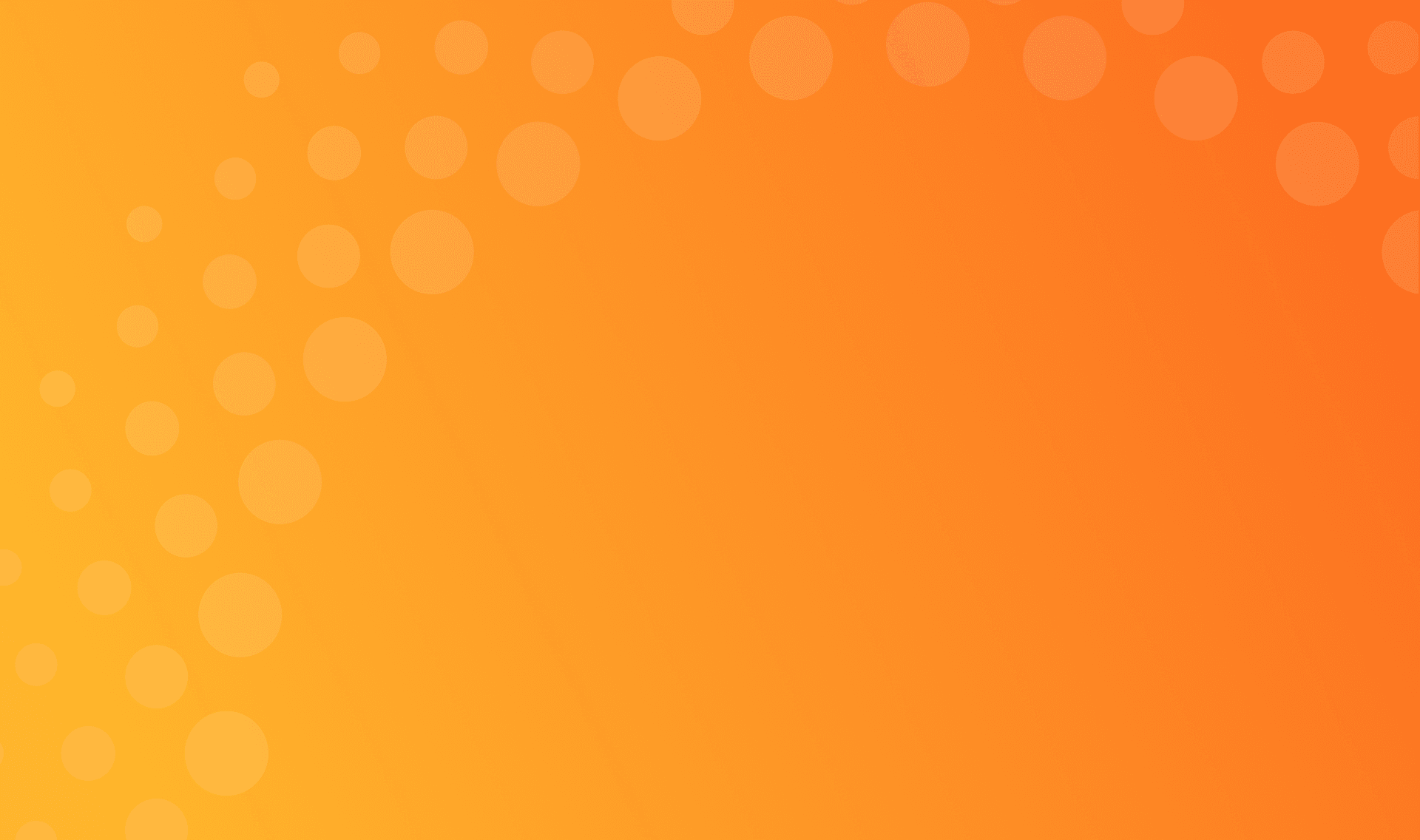 orange background